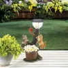 Oggetti decorativi Figurine Gatto Cane Coniglio Creatività Lampada solare Statua Finestra Decorazione luce animale Decorazione rampicante Giardino Casa Camera S0E5 230727