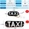 Neueste Taxi LED Auto Windschutzscheibe Cab Anzeigelampe Schild Blaue LED Windschutzscheibe Taxi Licht Lampe 12V # HP276j