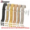 Bracelets de montres Bande en acier inoxydable massif 10 mm 12 mm 13 mm 14 mm 16 mm 17 mm 18 mm 19 mm 20 mm 21 mm 22 mm Bracelet universel Boucle papillon 230727