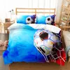 Bedding sets Passionate Soccer Ball Duvet Cover Set King Queen Double Full Twin Single Size Boys Bed Linen 230727