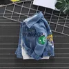 Jackets Autumn Jacket For Boy Jean Coat Cartoon Kids Outwear Spring Denim Jacket Boy Windbreaker Children jacket TZ478 J230728