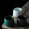 Tazze Piattini Tazza da tè giapponese grande Tazza da tè creativa Ceramica Art Office Master Piccola ciotola Bicchieri Articoli per la casa Decorazioni per la casa