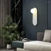 Wandlamp Net Rood Nachtkastje Slaapkamer Woonkamer Achtergrond Alle Koper Licht Luxe Marmer Creatief Gangpad