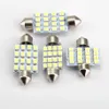 50pcs Festoon 31 mm 36 mm 39 mm 41 mm C5W LED Dome żarówki 16 SMD 3528 Wewnętrzne światła LED Auto Reading Lampy Białe 12V290J