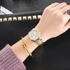 Armbanduhren, die modische, minimalistische Damen-Stahlbanduhren mit digitaler Skala und Quarz als Geschenk für Liebhaber und Freunde verkaufen