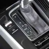 Консоль углеродного волокна автомобиль с переключением передач панели каркас наклейки на стикеры шестерня ручка украшения аксессуары для Audi A4 B8 A5 Q5 Styling293k