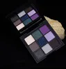 Ombretto 9 colori Butterfly Eyeshadow Palette Punk Smoky Black Purple Glitter Matte Shiny Eye Makeup Pressed Powder Cosmetics 230727