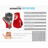 Luvas de Ciclismo GIYO Luvas de Ciclismo Curtas Luvas Sem Dedos Antiderrapante para Bicicleta Tecido Lycra Meio Dedo Mitten para Mtb Road Bike Sports Racing 230728