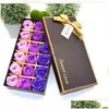 Decorative Flowers Wreaths Valentine Day Rose Bath Petal Roses Flower Hand Made Artificial Gift For Decoration Drop Delivery Home Ga Otuut