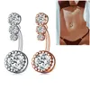 Kunsten en Ambachten Roestvrij Staal Diamant Bell Button Ringen Allergie Zirkoon Navel Buik Ring Y Mode Vrouwen Lichaam Sieraden Will Sandy Drop Dh6Se