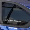 2pcs car side window stickers for Alfa Romeo Giulia vinyl reflective decro CA-671304L