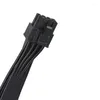 Câbles d'ordinateur 6X 9Pin vers PCI-E double 8Pin (6 2) câble adaptateur d'alimentation modulaire pour la série Leadex