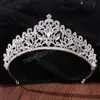 Wunderschöne Luxus-Braut-Tiara in Blau, Grün, Rot, Kristall, neue Braut-Stirnbänder, Hochzeit, Haarschmuck, neue Accessoires