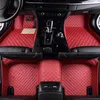 Leather Car Floor Mats For Mazda MX-5 2009 2010 2011 2012 2013 2014 Auto Carpet Waterproof Interior Accessories hj289k