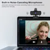 Webcams webcam PC complet avec trépied microphone pour ordinateur portable de bureau webcam streaming en direct pour vidéo R230728