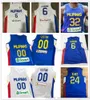 2023 Camisetas de baloncesto de la Copa del Mundo de Filipinas FIBA 6 Clarkson 32 Justin Brownlee 34 Ange Kouame 19 Kai Sotto 24 Dwight Ramos Ravena Fajardo Abando Aguilar Edu Tamayo