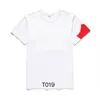 T-shirt da uomo Fashion Mens Play T Shirt Designer Red Heart Commes Casual Camicie da donna De Badge High Quanlity Magliette Cotton Embroid Otqbh