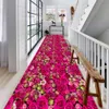 Mattor Flowers Plant Balcony Area Rug för kök Bedside Kids Crawling Play Mat Doormat Corridor Mattmatta för hemmet vardagsrum R230728