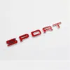 3D Plastica Nero Rosso SPOR Lettere Autobiografia Sport Carr Distintivo Dell'emblema Adesivo Tronco per Land Range Rover Auto Assessoires317x