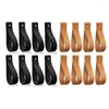 Hooks 16 Pcs Artificial Leather Wall Hanging Strap For Hangers