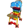 Los niños de verano al aire libre comen silla plegable Trolley con tela sombreada multifunción imitación ratán bebé handiness Stroller cool 2027