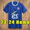 2023 2024 Strasbourg Home Soccer Jerseys 23 24 Maillot de Foot Gameiro Thomasson Lienard Mothiba Sissoko Storcki Zemzemi Football قمصان الأطفال