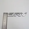 Für Toyota SRV Emblem 3D Buchstabe Chrom Silber Auto Abzeichen Logo Sticker276Q