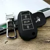 2013-2020 Car Key Bag OEM Leather car key cover For Peugeot 2008 3008 301 508 508 2 0L 2 3L C-elysee car accessories319f