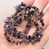 Beads 40cm Natural Black Agates Stone Irregular Chips Gravel Loose For Women Bracelet Jewelry Accessories Size 3x5-4x6mm