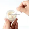 Bottiglie di imballaggio Vaso di vetro smerigliato Cura della pelle Bottiglia di crema per gli occhi Vasetti riutilizzabili Vaso contenitore cosmetico con coperchi in plastica per venature del legno 5G 10 Otddb