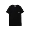 Camisetas masculinas de grife, camisetas masculinas com estampa de letras, camisas femininas de verão, manga curta, gola redonda, preto, branco, camiseta fashion Clothi Otmx6