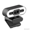 Webbkameror Högkvalitativ webbkamera Plug PC Webcam Interface Rotatable 1080p/2K Computer Web Camera