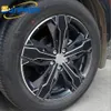 Sunfada 17 18 Углеродные ободчики рудового рулона колеса наклейки с ободкой для наклейки на Peugeot 3008p84 2016 2017 5008 P87 2017 Car262u