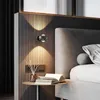 Wall Lamp Modern Grey Black Sconce LED Light Hallway Home Indoor Room Decor Nordic Bedroom Bedside Lighting Fixture