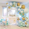 126 Pack Macaron Pastel Balloons Garland Arch Kit Confetti Balloon for Anniversary Wedding Party Decoration Baby Birthday Shower T281C