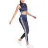 Conjuntos ativos branco roupa de treinamento profissional conjunto de esportes para ioga feminino fitness macacão roupas de treino para roupas esportivas com almofada no peito