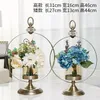 Ljushållare modern heminredning vintage glas ljusstake hållare vas dekoration bord blommor arrangemang multifunktion gåvor bougeoir
