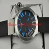 Высококачественный Classico 55 U-1001 из нержавеющей стали Blue Black Dial Black Rubber Mens Automatic Sport Watches Мужские наручные часы T213F