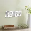 Orologi da tavolo Modern Home Decor Desktop Wall Night Light Clock INS Digital Antique Style 3d LED con retroilluminazione