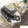 Tapis Tigre Imprimé Tapis Vache Léopard Cowe Simili Cuir Antidérapant Tapis Antidérapant Imprimé Animal Tapis Drop Delivery Maison Jardin Texti Dhcey