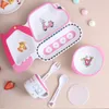 Tazze Piatti Utensili Set per bambini Fibra di bambù naturale Tazza per bambini Tuta da acqua per bambini Cartone animato Animale Carino Bambini creativi Uso quotidiano 230727