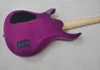 5 strängar Purple Electric Bass Guitar med Rosewood Fretboard, 24 banden, kan anpassas som begäran