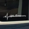 2pcs car side window stickers for Alfa Romeo Giulia vinyl reflective decro CA-671304L
