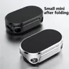 Universal Phone Holder 360 Folding Magnetic Car Rotatable Mini Strip Shape Stand Metal Strong Magnet GPS Cars Mount For iPhone Samsung Huawei Phone Holders