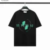 NYA 23SS HERRENS T SHIRT Company Designer Stone Tees Högkvalitativ Summer Breattable Loose Button Badge Lovers Street Fashion 100% Cotton Polo Massimo CP Size M-3XL