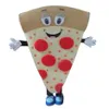 Costume della mascotte della pizza di Halloween Cartoon Foot Anime personaggio a tema Natale Carnival Party Fancy Costumes Adult Outfit245i