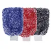 Gant d'absorption doux nettoyage de voiture haute densité Ultra doux facile à sécher Auto détaillant microfibre folie gant de lavage Cloth1219W