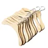 Cintres 10 pièces Mini cintre en bois poupée accessoire manteau robe séchoirs organisateur pour enfants projets d'artisanat