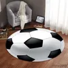 Halılar Yuvarlak Top Halı Futbol Basketbol Çocuk Yatak Odası Halı Oturma Odası Mat Sandalye Mat Polyester Zemin Mat Modu R230728