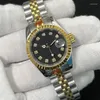 Zegarek na rękę Modne automatyczne zegarek dla kobiet NH05 Ruch 26 mm obudowa szafirowa kryształowy czysty tarczę z wodoodporną sukienką diamentów